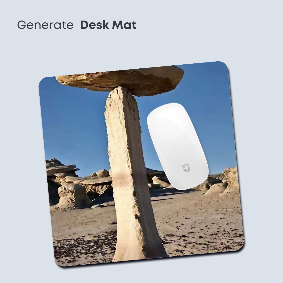 Desert Mushroom Rock Formation - Image 4