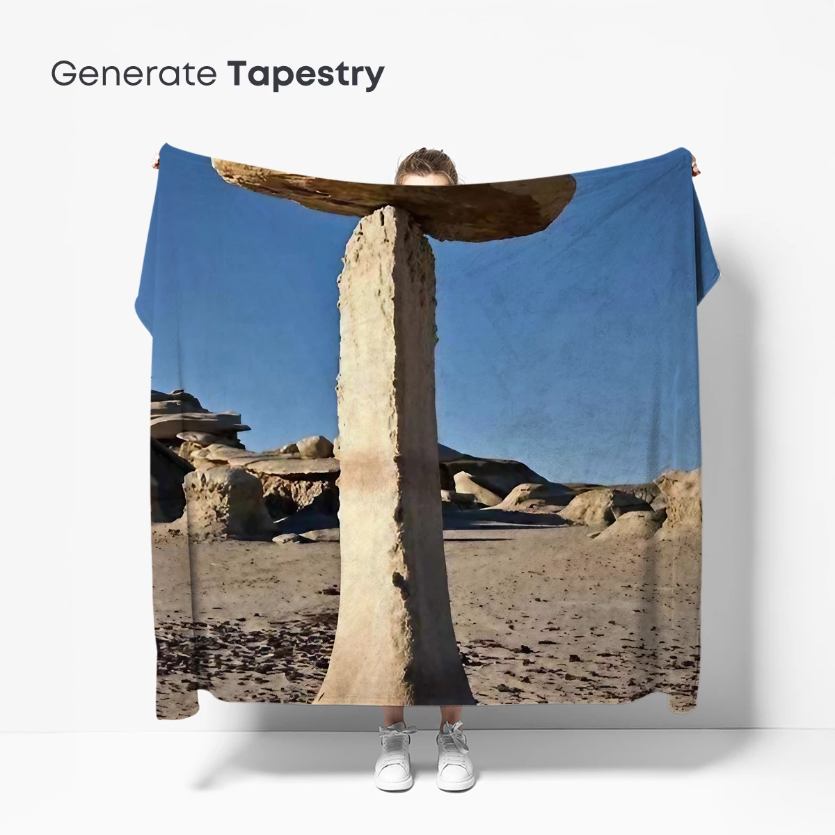 Desert Mushroom Rock Formation - Image 5