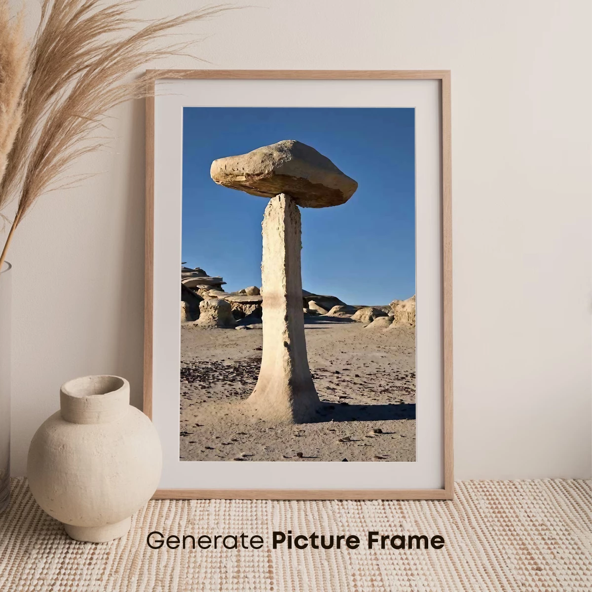 Desert Mushroom Rock Formation - Image 7
