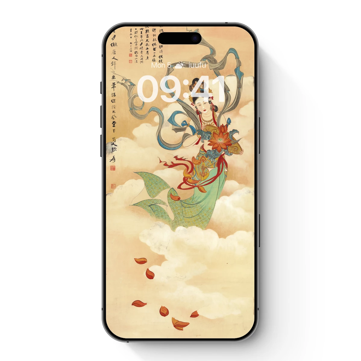 Heavenly Mermaid in Clouds: A Fusion of Myth and Art