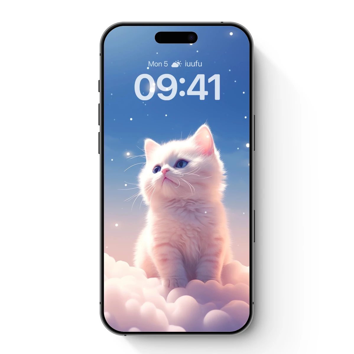 Heavenly Kitten on Clouds: Dreamy Pastel Art Heavenly Kitten on Clouds: Dreamy Pastel Art