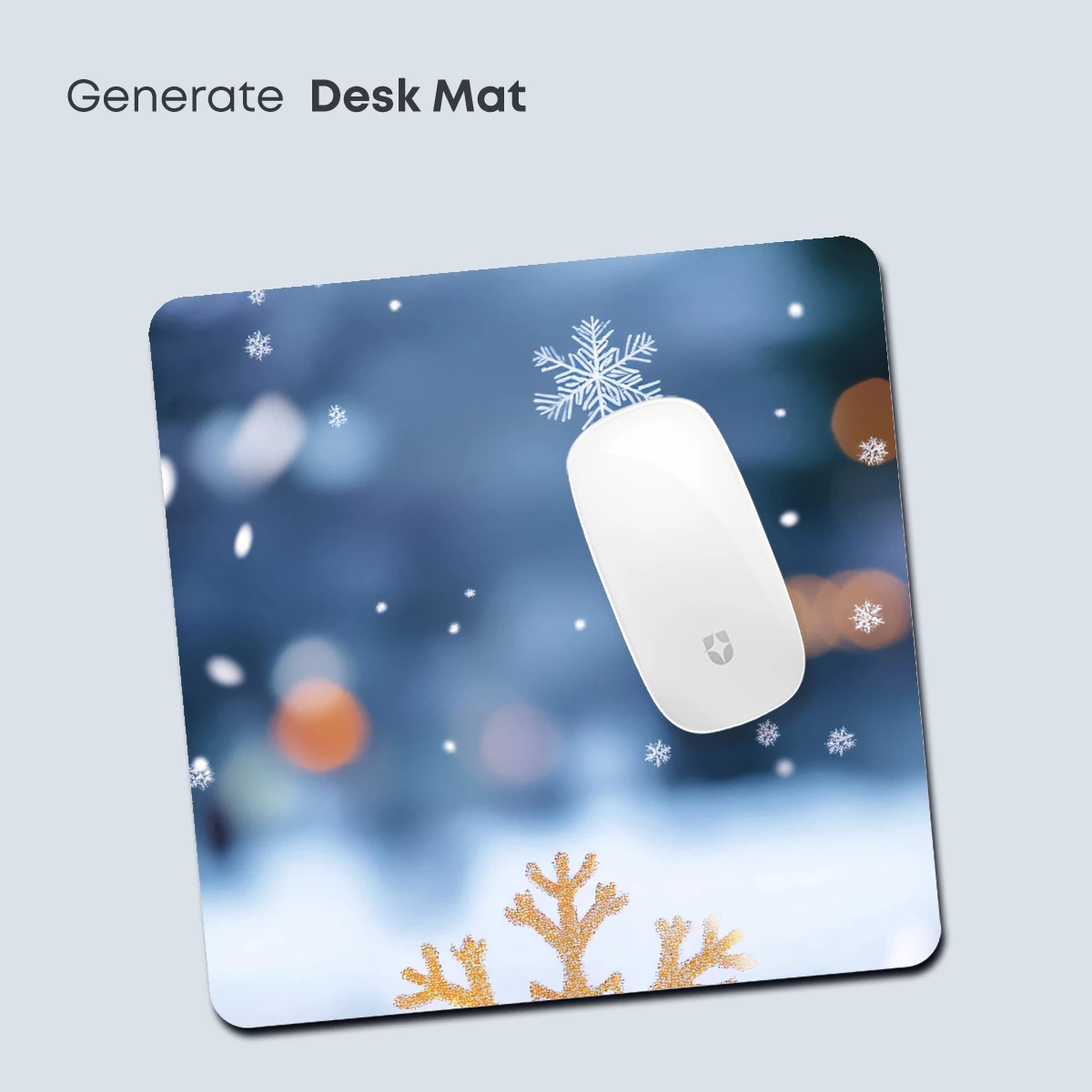 Golden Snowflake in Winter Wonderland - Image 4