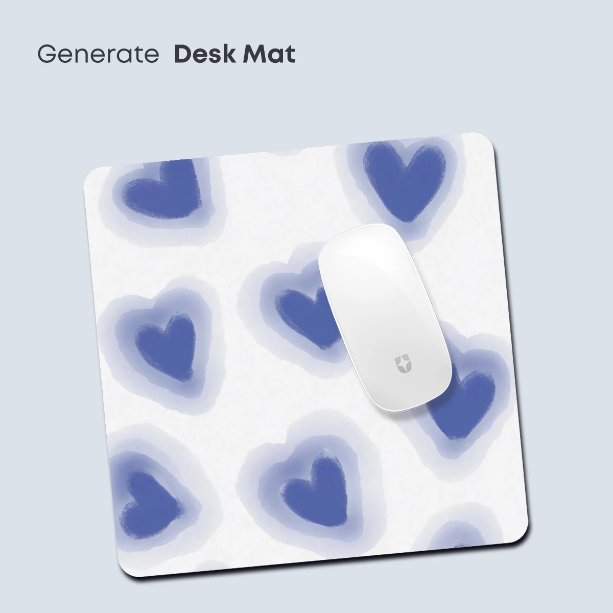 Blue Heart Whispers: Watercolor Elegance - Image 4