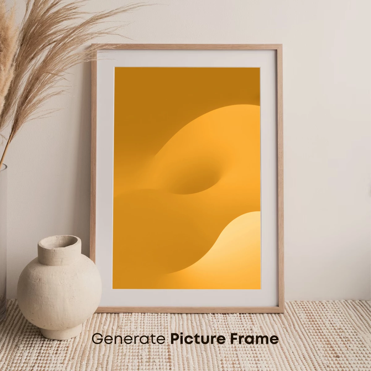 Golden Wave Elegance: Abstract Fluidity - Image 7