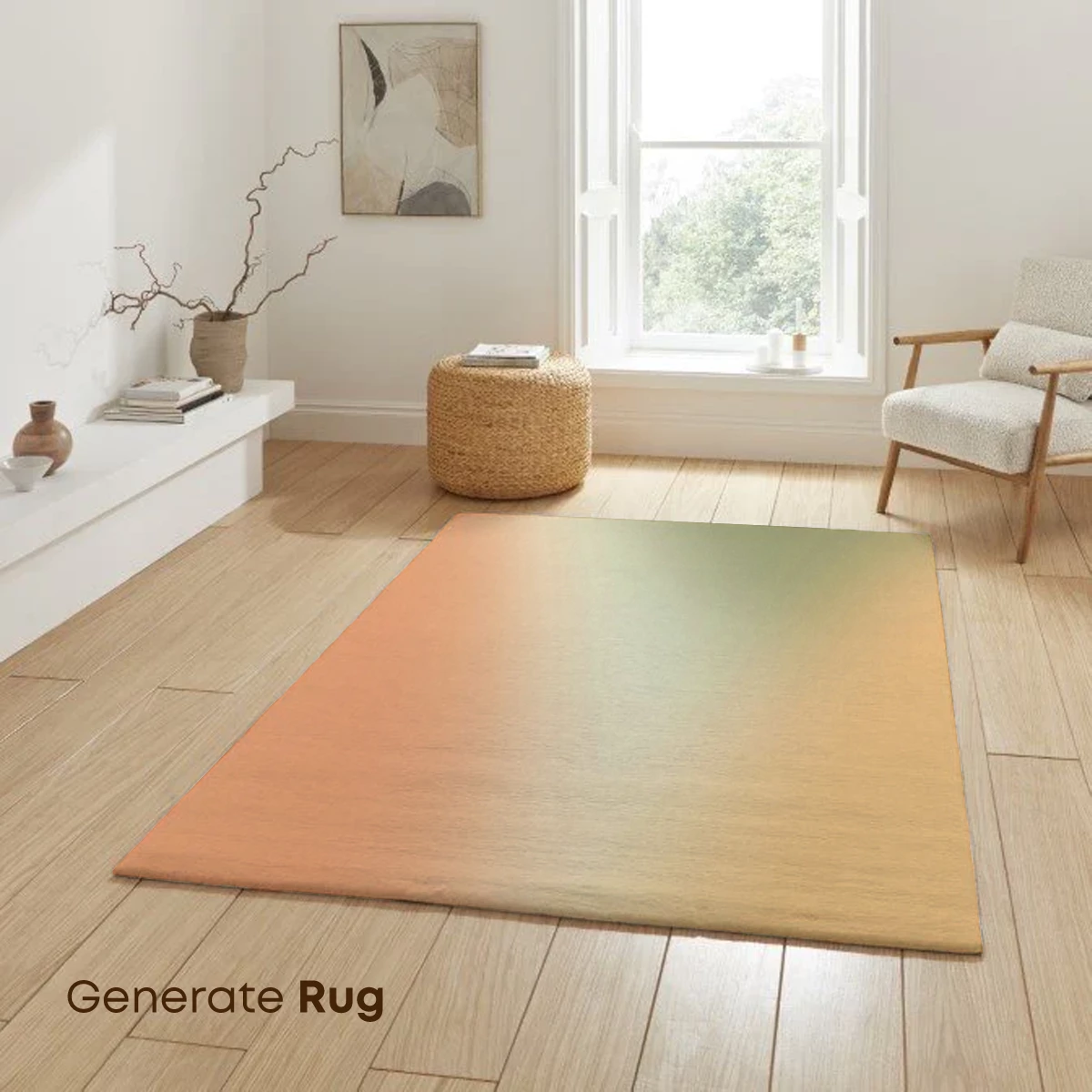 Gradient Harmony: Soft Blends of Peach and Sage - Image 6