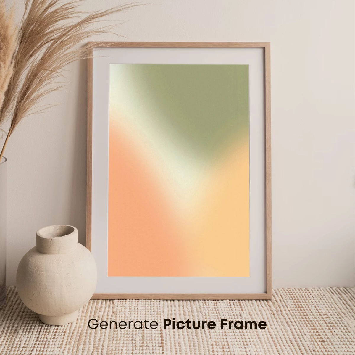 Gradient Harmony: Soft Blends of Peach and Sage - Image 7