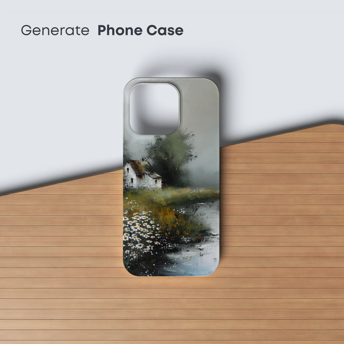 Misty Cottage Sanctuary: Impressionist Serenity - Image 3