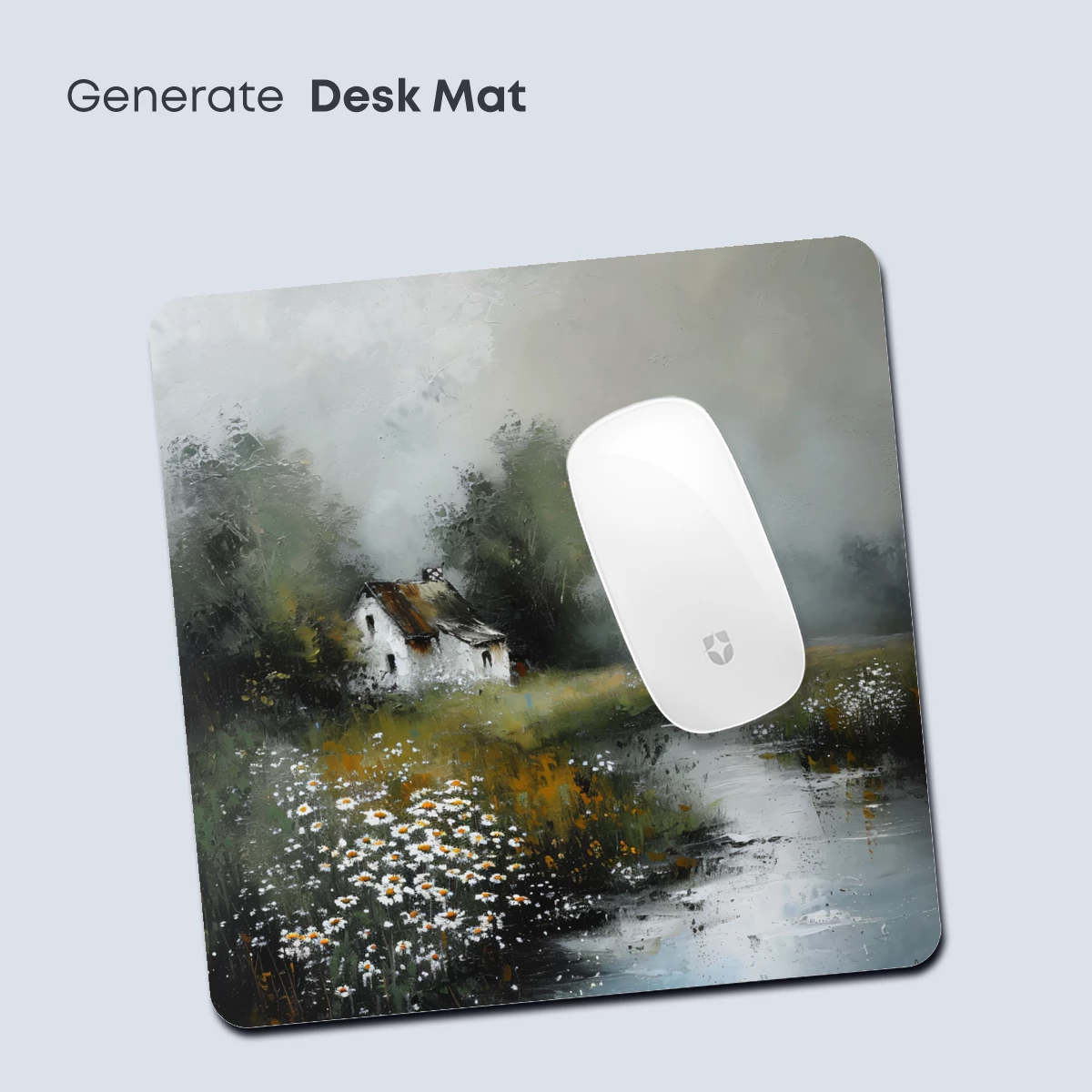 Misty Cottage Sanctuary: Impressionist Serenity - Image 4