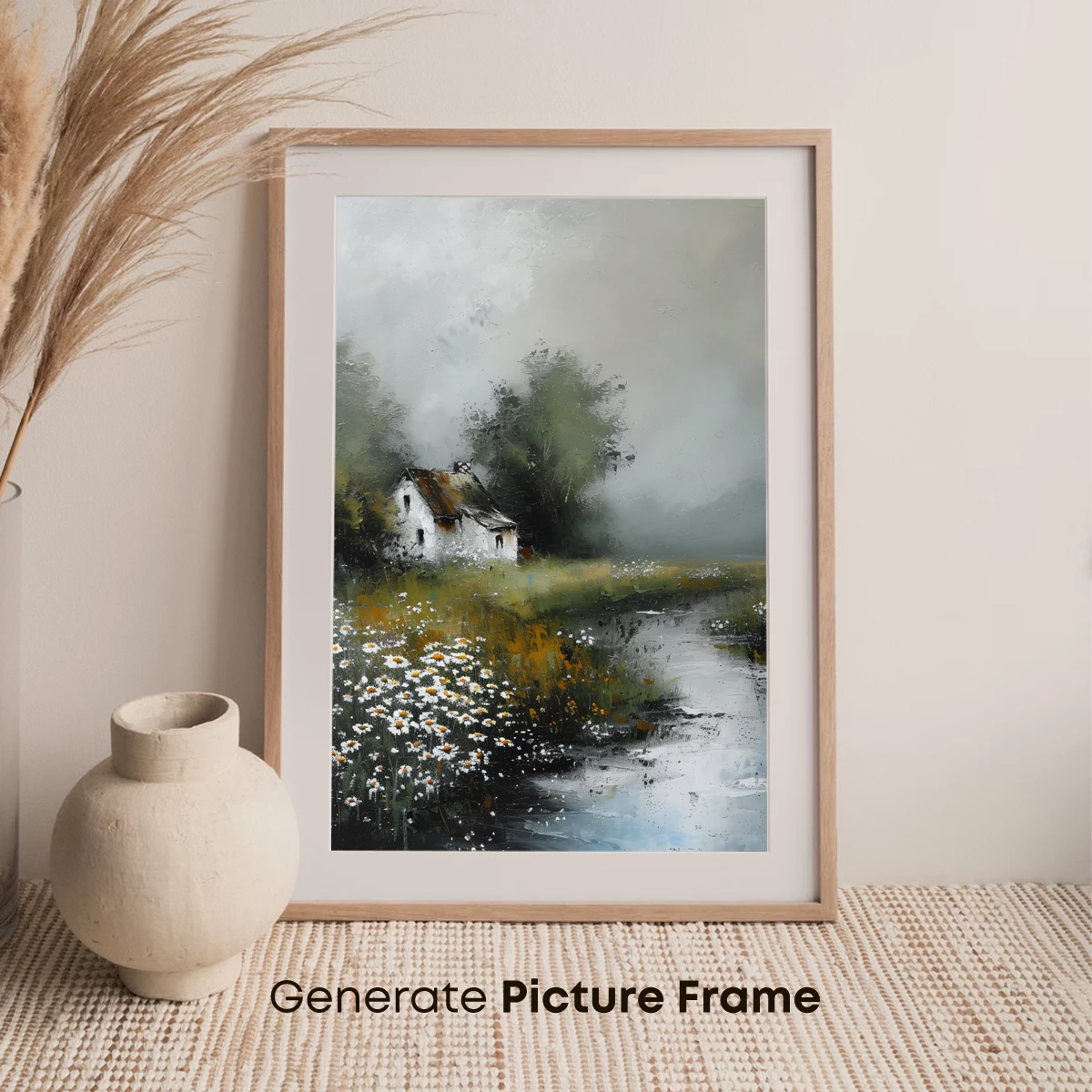 Misty Cottage Sanctuary: Impressionist Serenity - Image 7