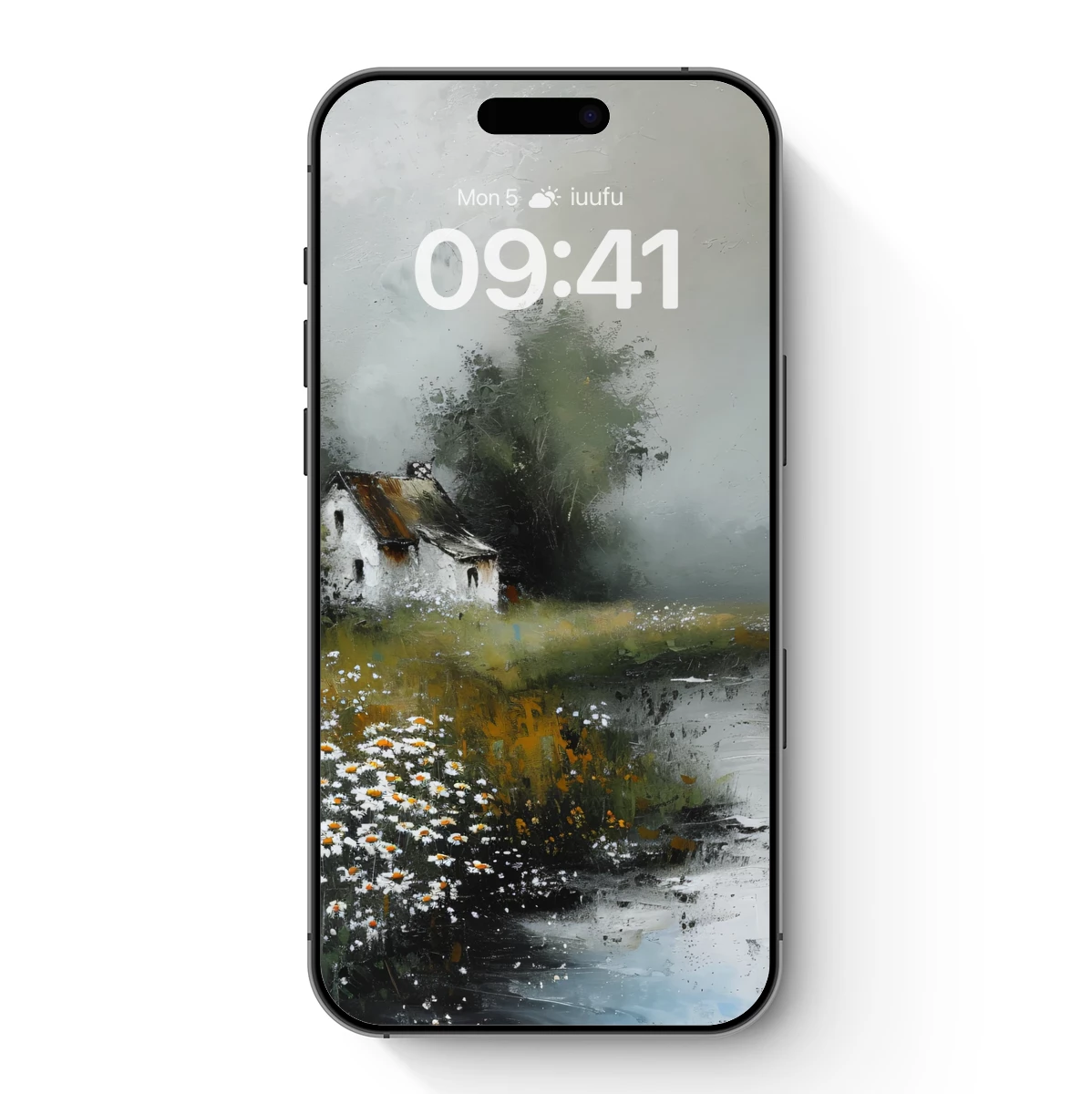 Misty Cottage Sanctuary: Impressionist Serenity