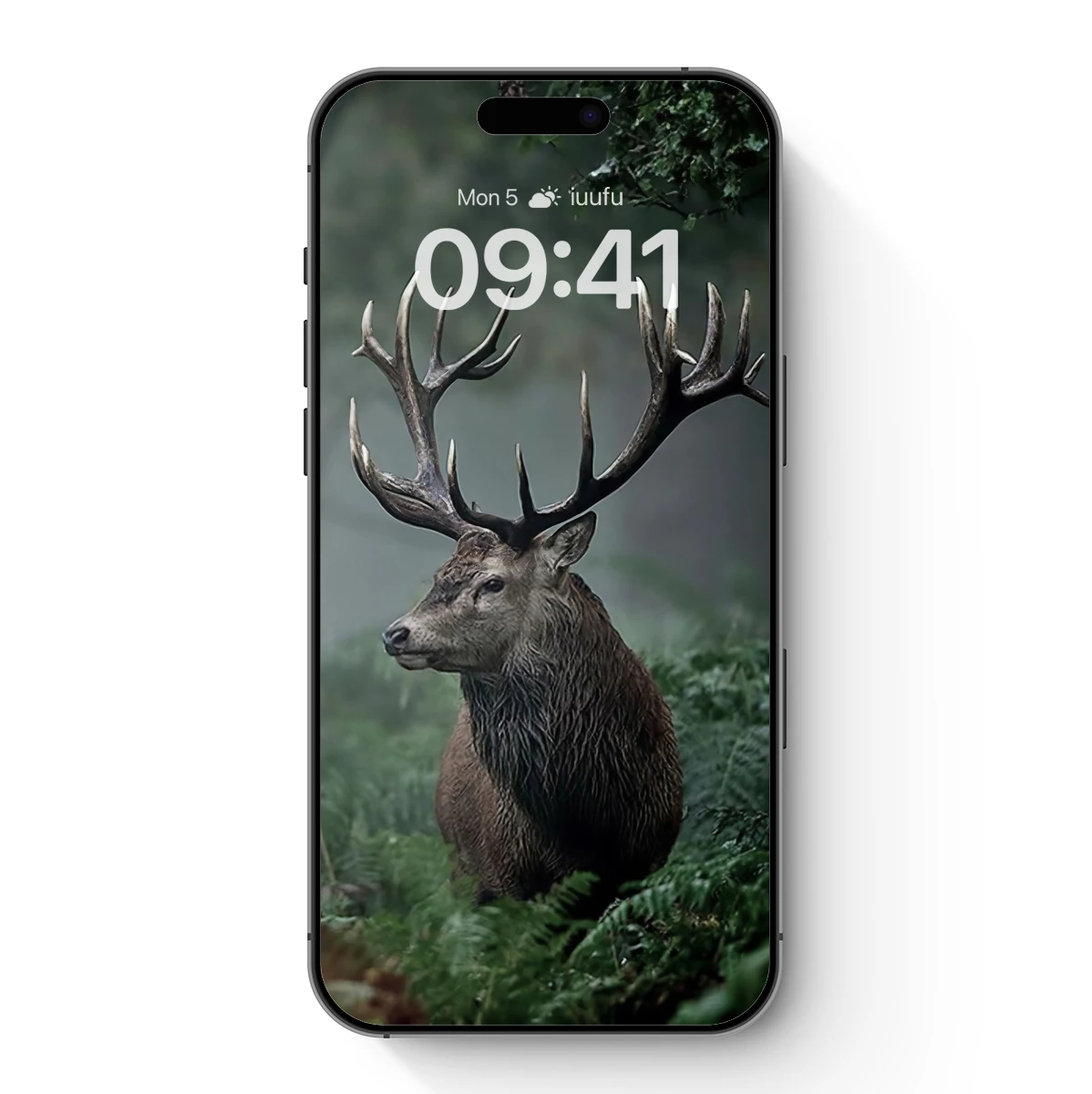 Majestic Stag in Misty Forest - Image 7