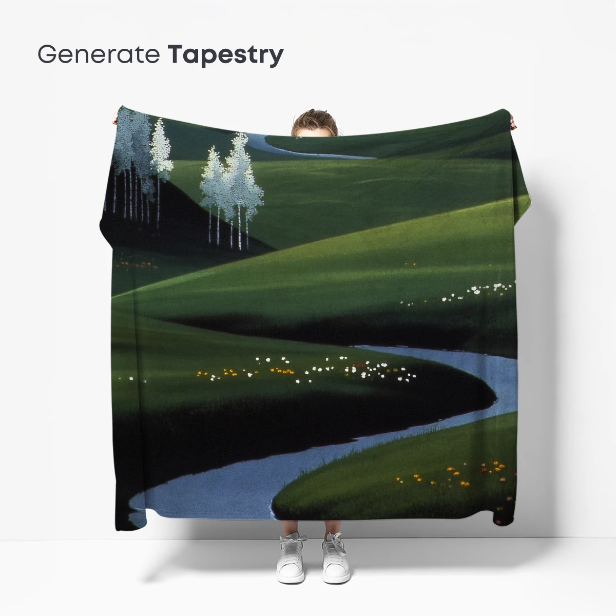 Luminous River Valley: A Surreal Landscape Symphony - Image 5