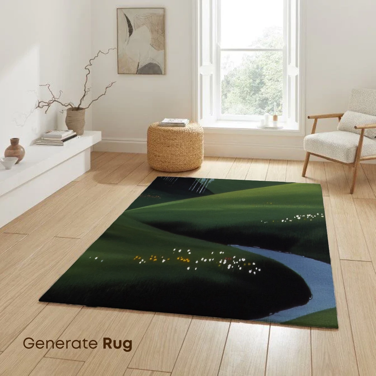 Luminous River Valley: A Surreal Landscape Symphony - Image 6