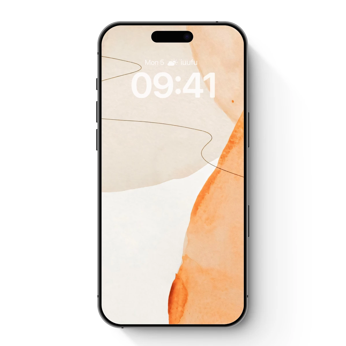 Abstract Watercolor Flow: Minimalist Elegance