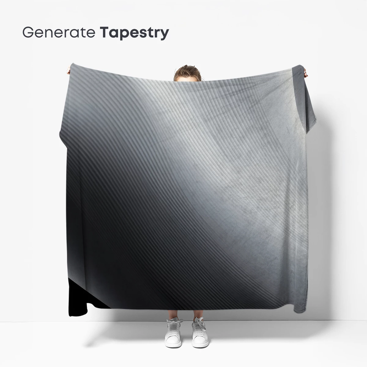 Elegant Silver Waves: A Symphony of Light and Shadow - Image 5