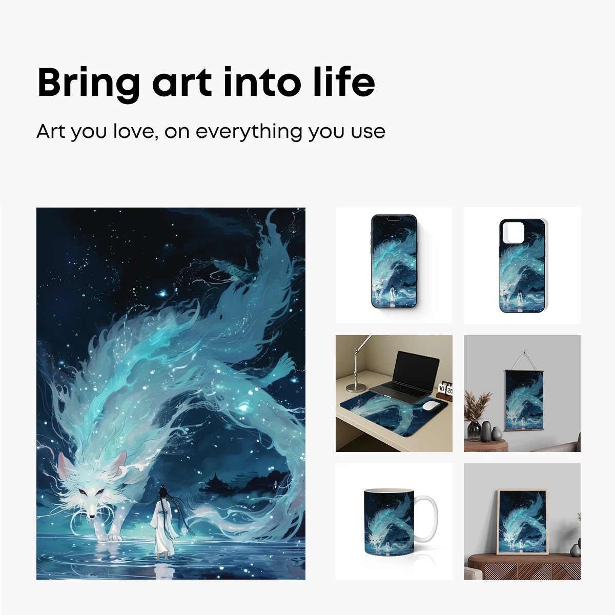 Ethereal Fox Spirit: A Celestial Encounter - Image 2