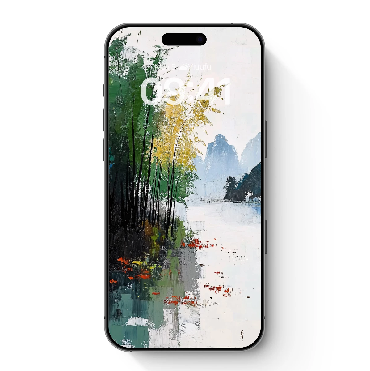 Abstract Bamboo Serenity