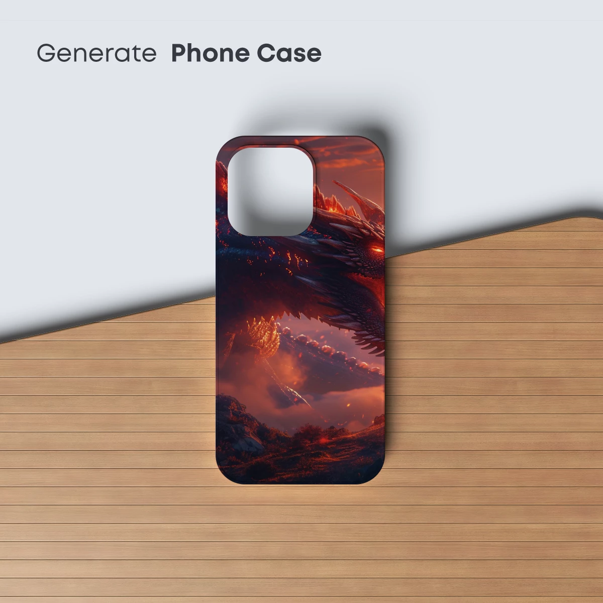 Eternal Flame Dragon: Mythic Fury at Dusk - Image 3