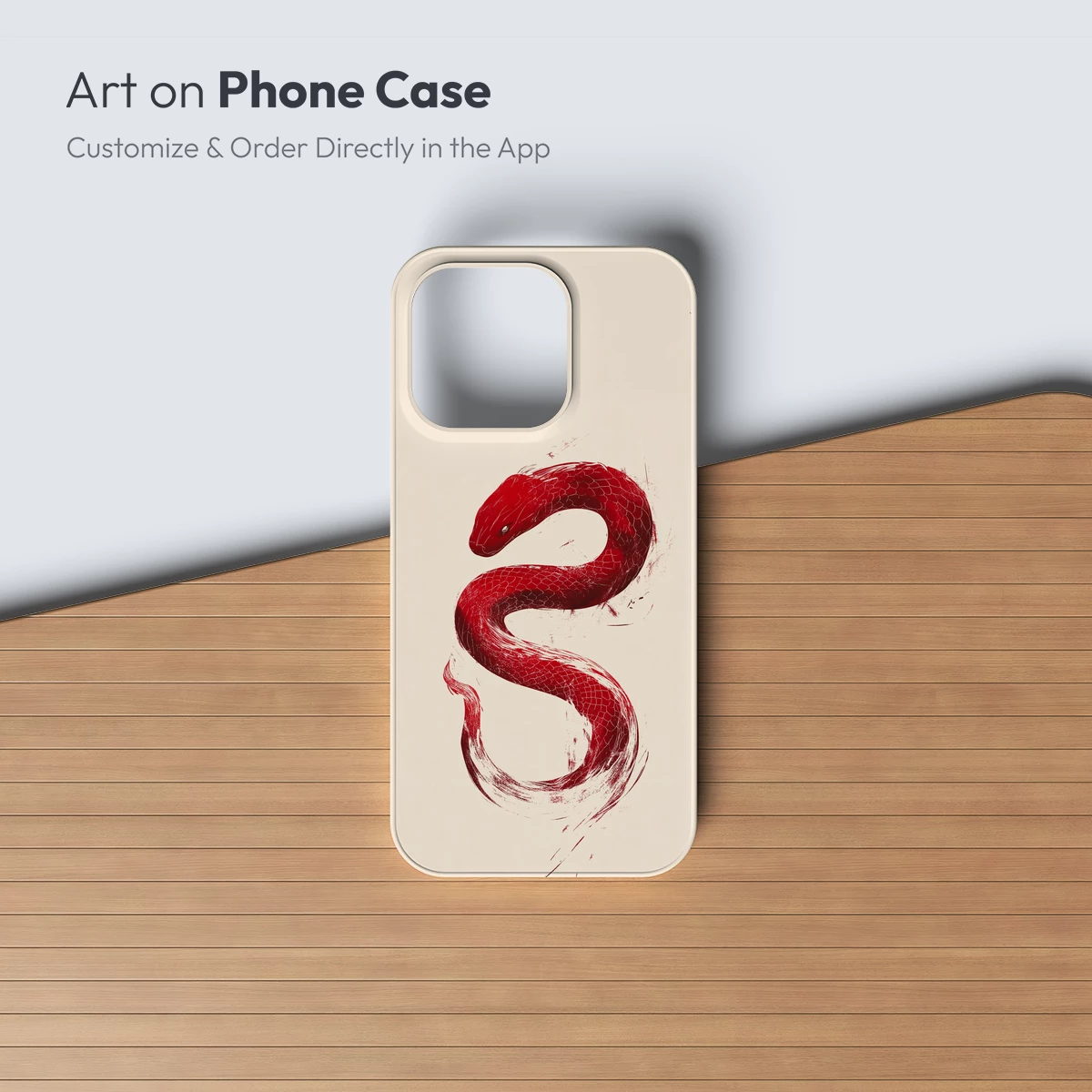 Crimson Serpent: Elegance in Coils - Image 3