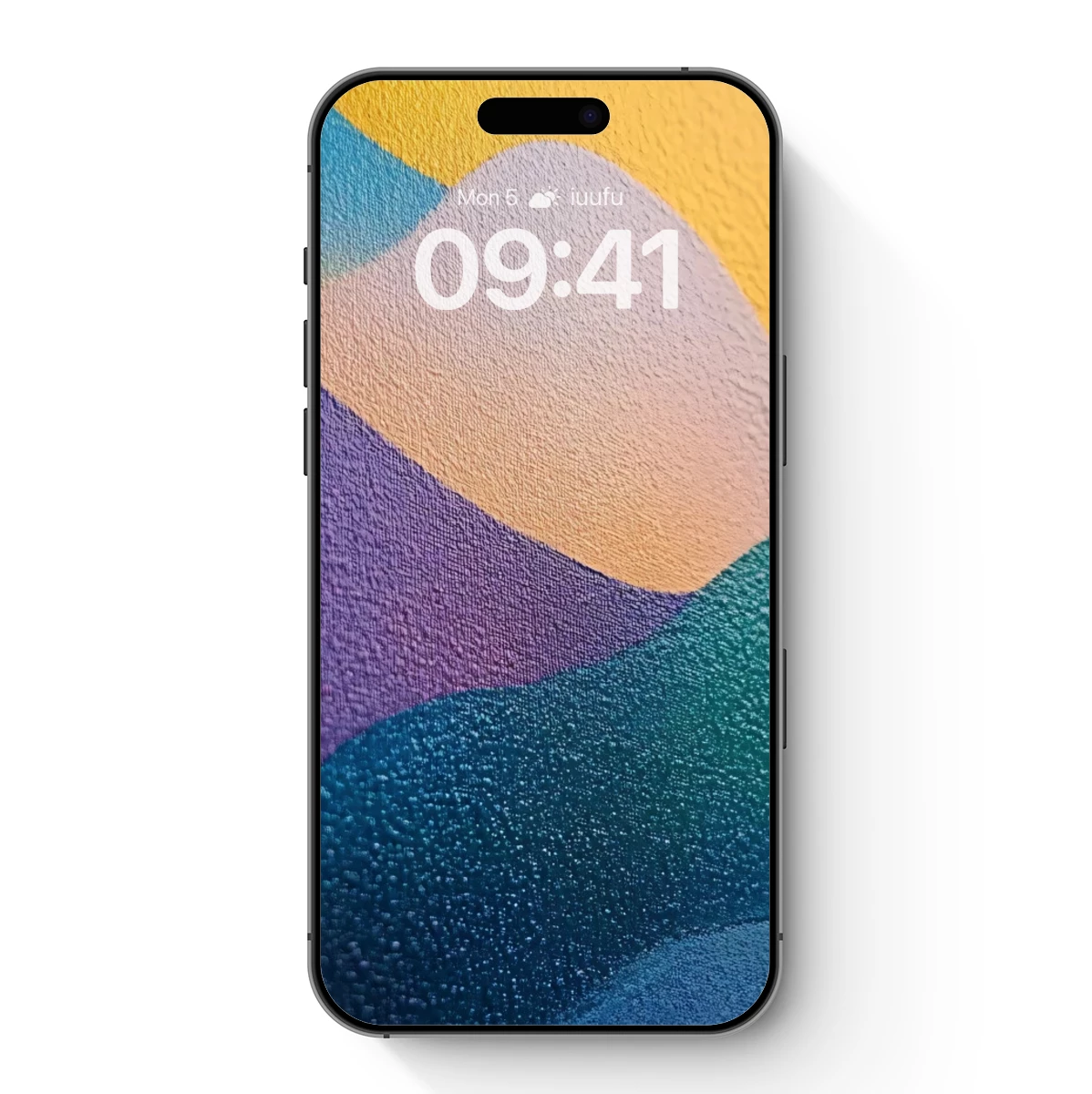 Abstract Wavy Terrain: A Symphony of Color and Texture