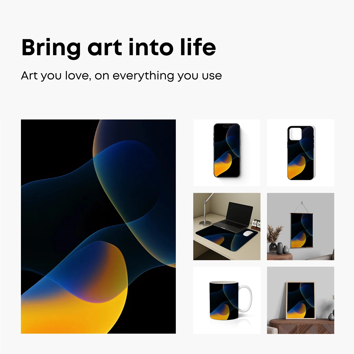 Ethereal Flow: Gradient Waves in Motion - Image 2
