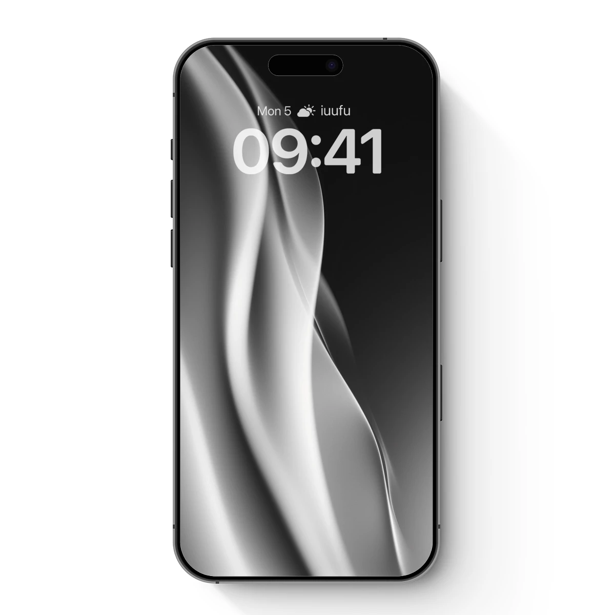 Elegant Silk Waves: Monochrome Flow Elegant Silk Waves: Monochrome Flow