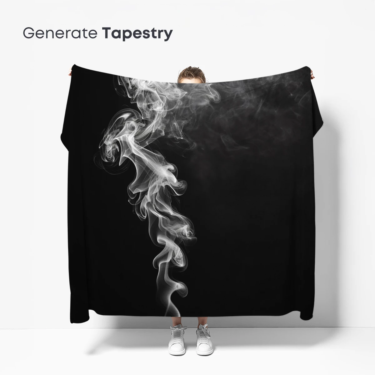 Ethereal Smoke Dance: Monochrome Whispers - Image 5