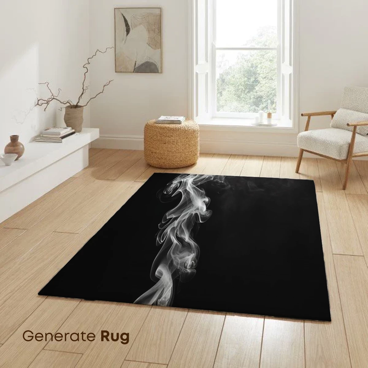 Ethereal Smoke Dance: Monochrome Whispers - Image 6