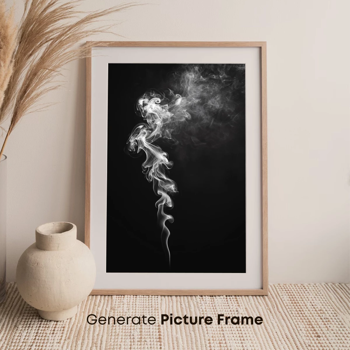 Ethereal Smoke Dance: Monochrome Whispers - Image 7