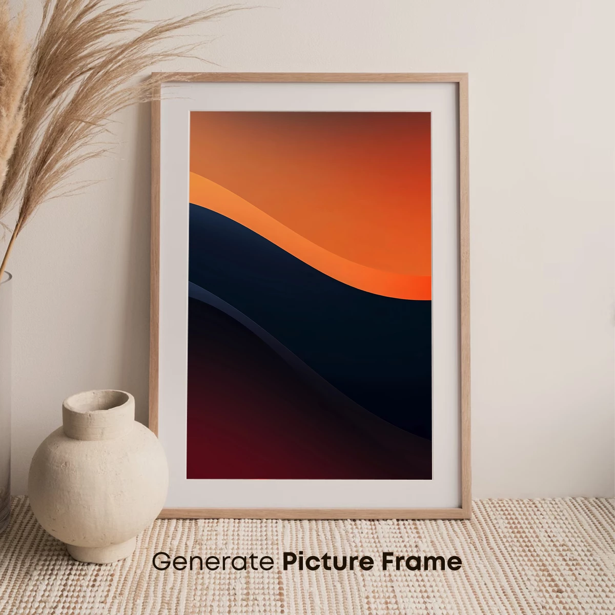 Abstract Sunset Waves - Image 7