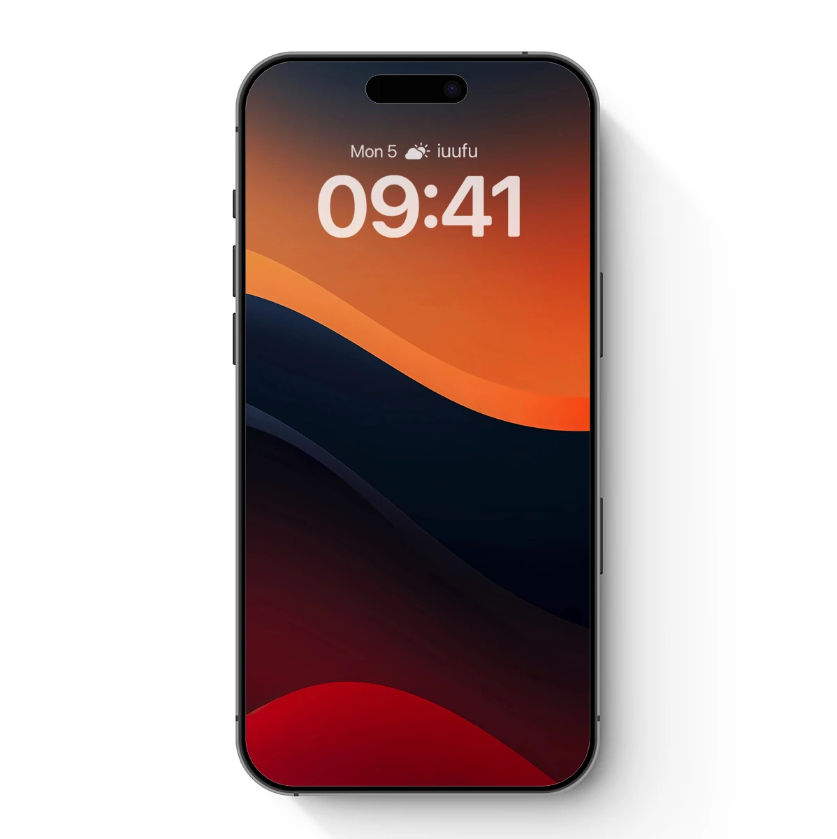 Abstract Sunset Waves