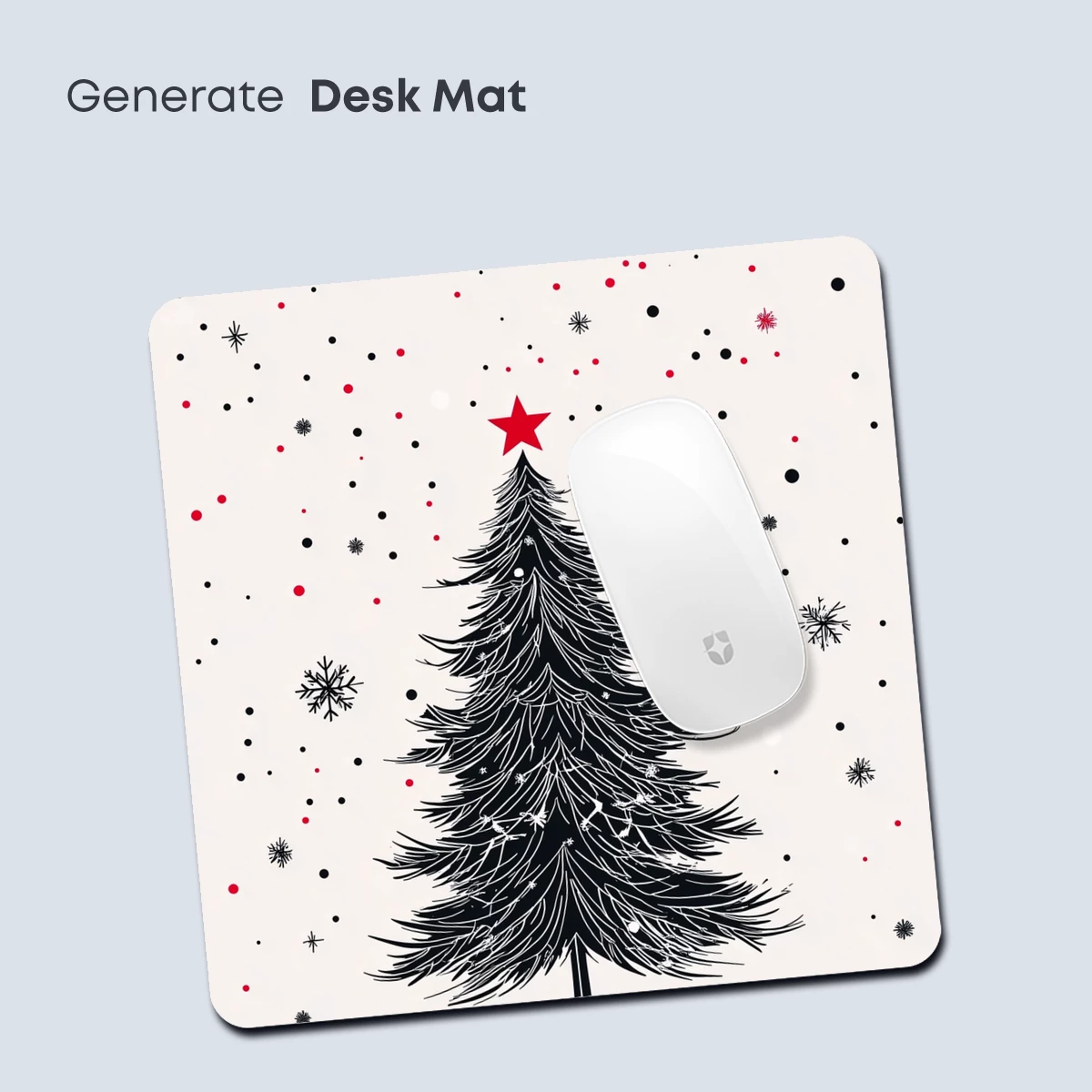 Festive Pine with Star: Winter Wonderland Art - Image 4