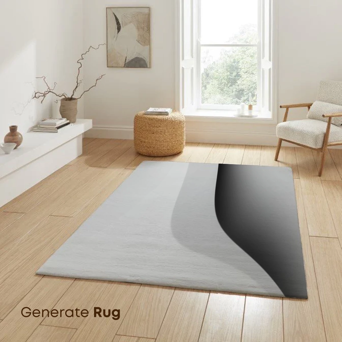 Elegant Curves: Monochrome Flow Art - Image 6