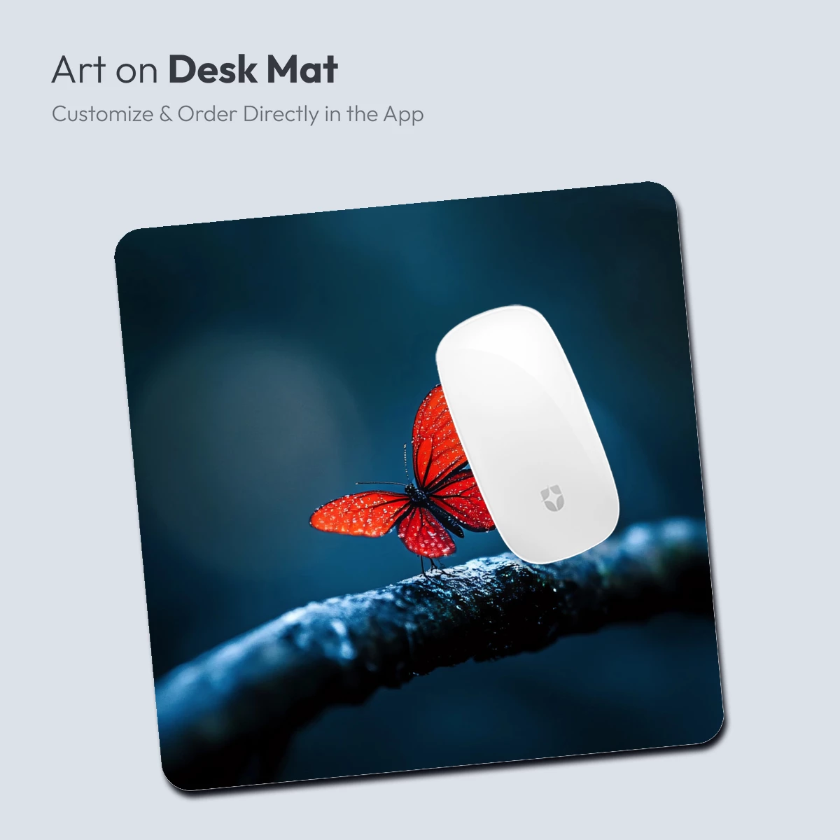 Crimson Butterfly on Twilight Branch - Image 4