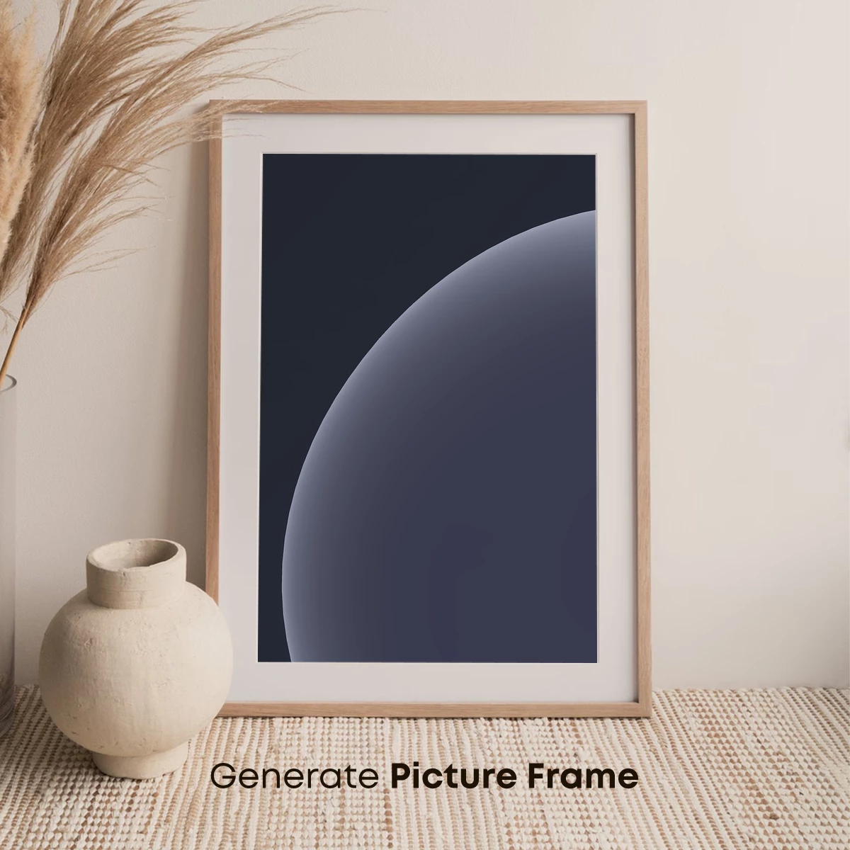 Eclipse of Solitude: Minimalist Sphere in Shadow - Image 7