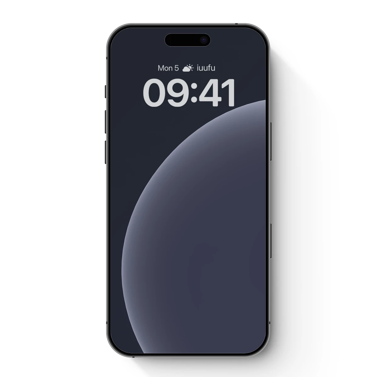 Eclipse of Solitude: Minimalist Sphere in Shadow