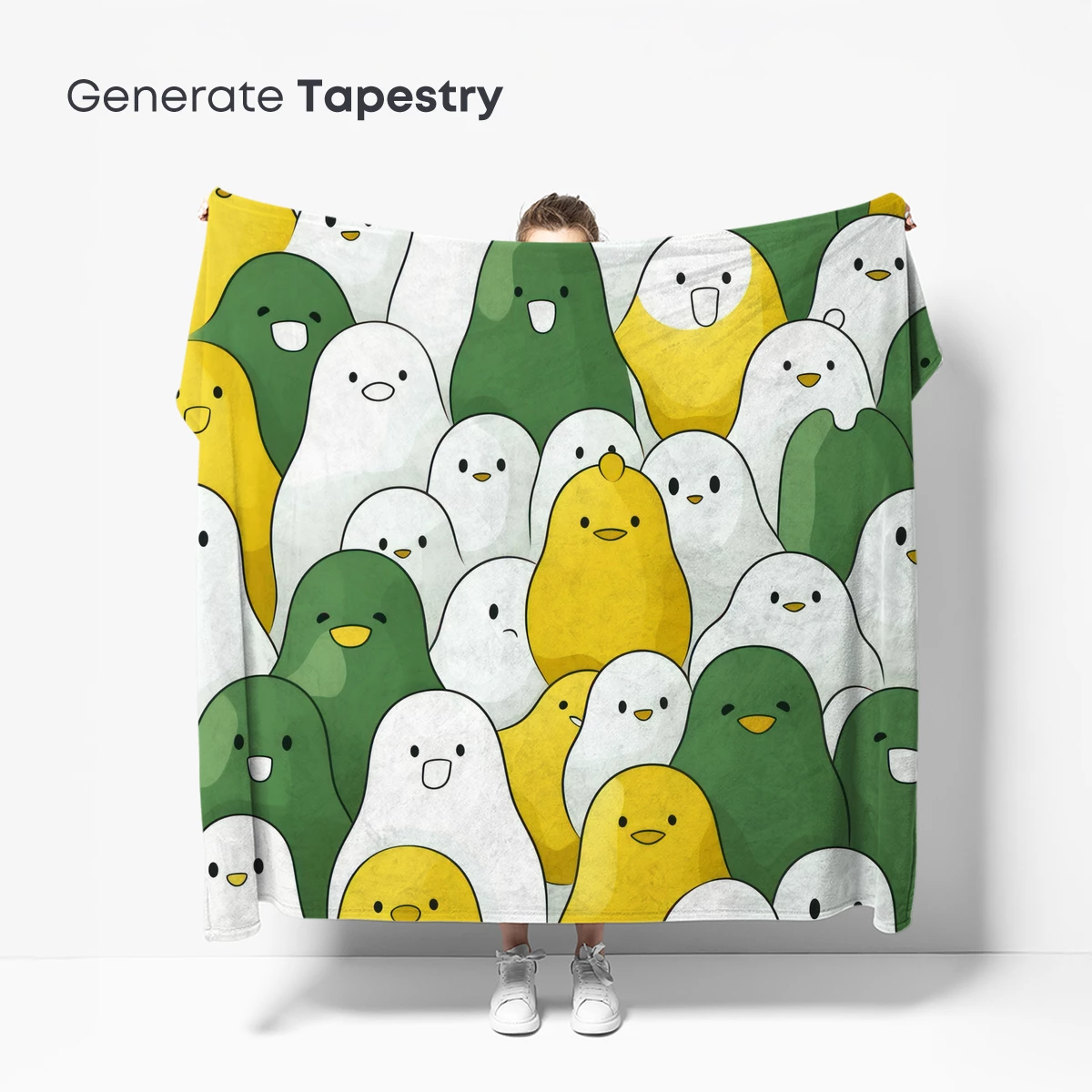 Chubby Avocado Squad: A Quirky Cartoon Gathering - Image 5