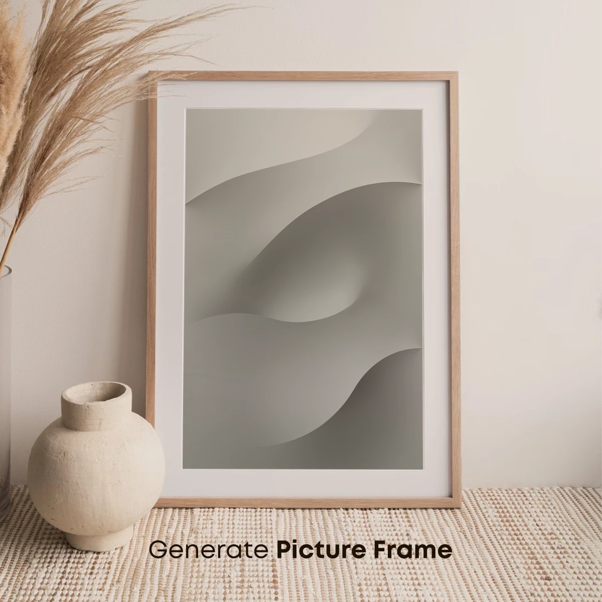 Elegant Gray Waves: A Study in Soft Curvature - Image 7