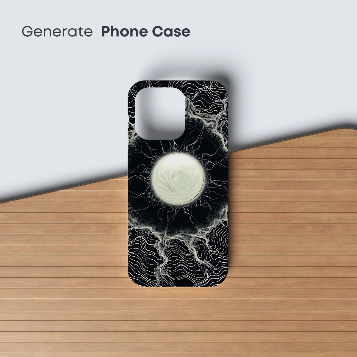 Ethereal Vortex: Cosmic Energy in Wavy Lines - Image 3