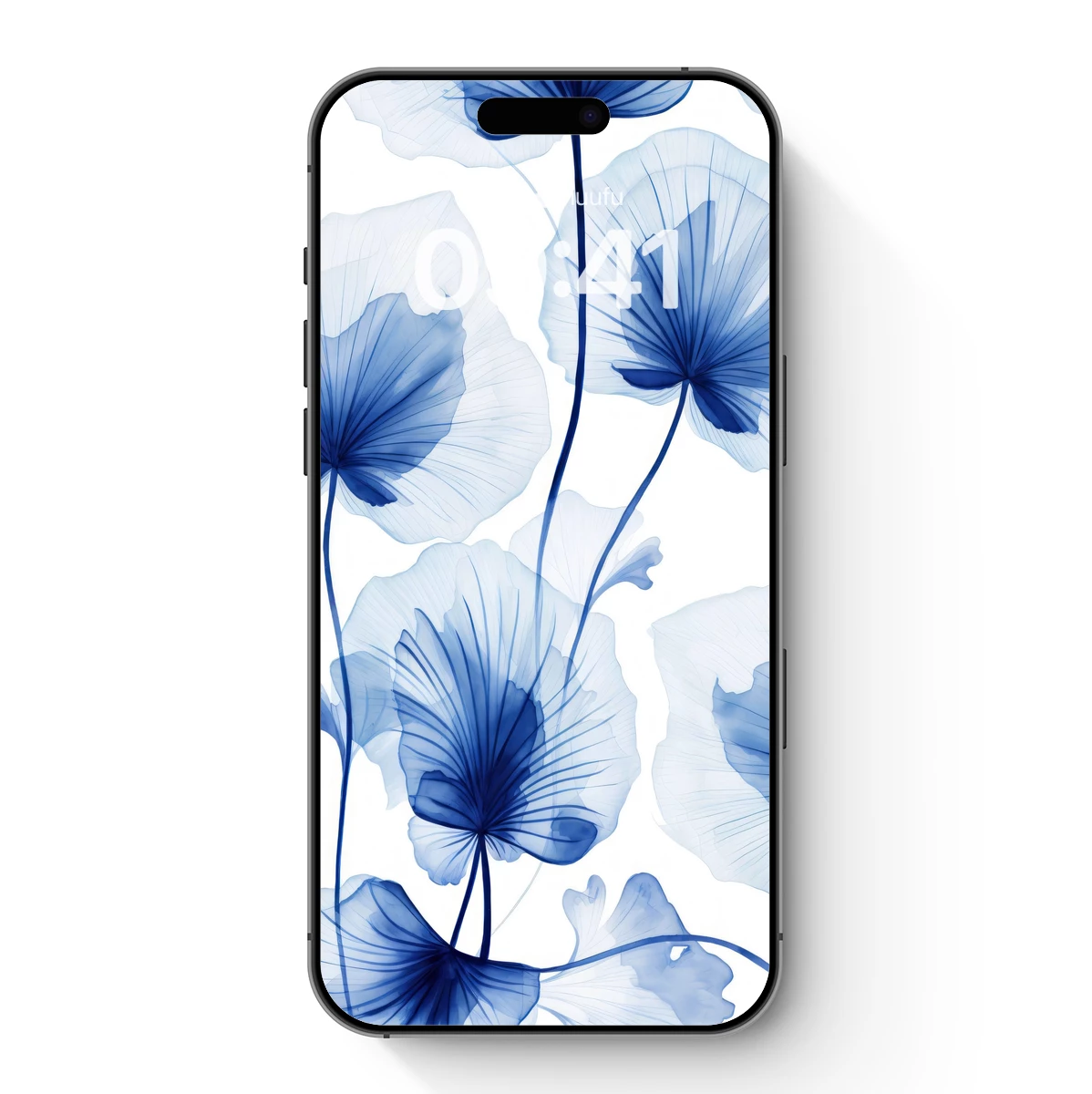 Ethereal Blue Lotus: Watercolor Transparency