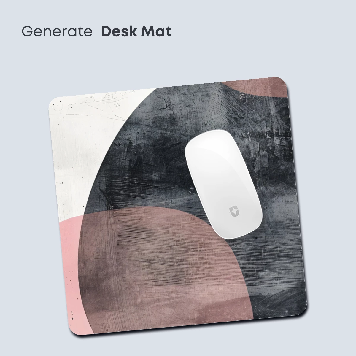 Abstract Fusion: Pink, Gray, and Black Harmony - Image 4