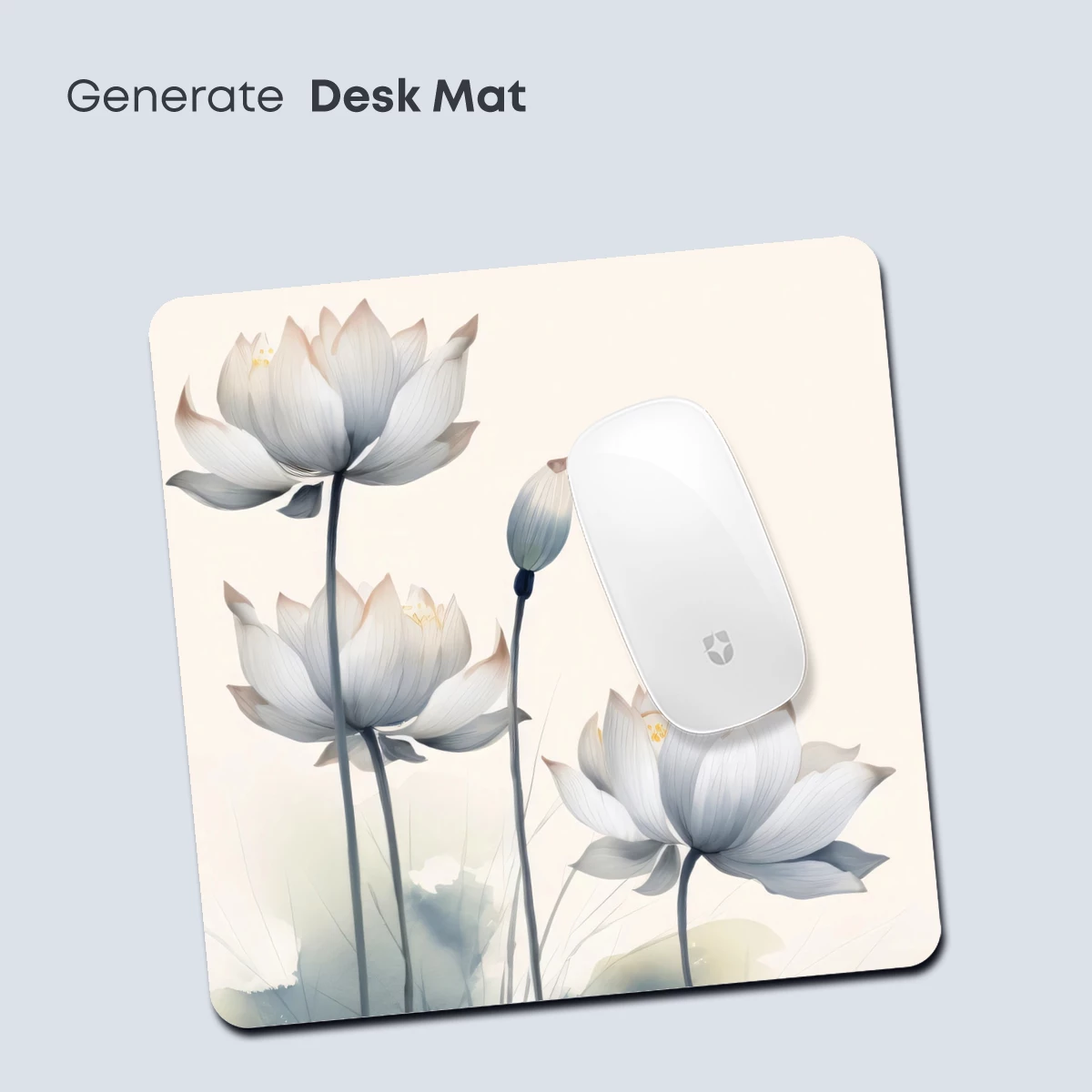 Elegant Lotus Serenity: Watercolor Blossoms in Harmony - Image 4