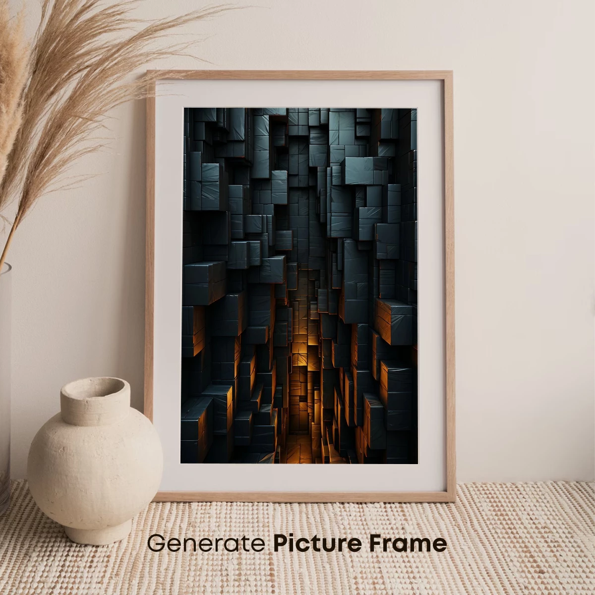 Cubist Shadows: A Luminous Abyss - Image 7