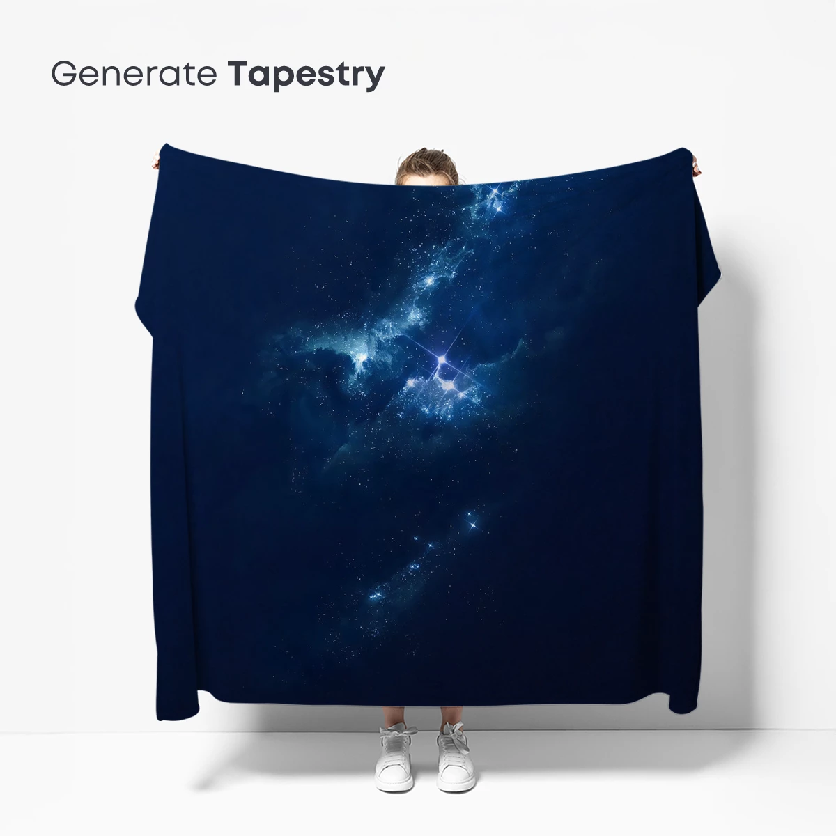 Cosmic Blue Nebula: A Celestial Symphony - Image 5