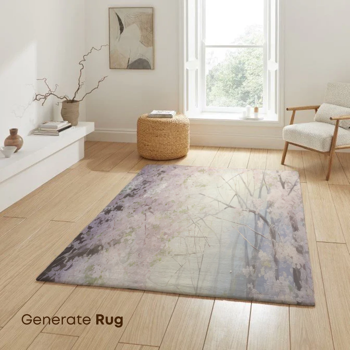 Cherry Blossom Whisper: Ethereal Forest Path - Image 6