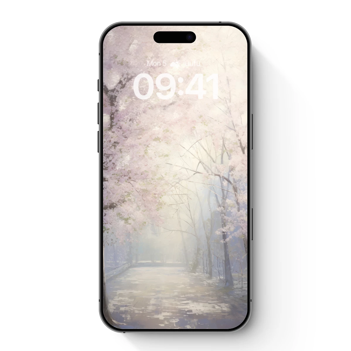 Cherry Blossom Whisper: Ethereal Forest Path