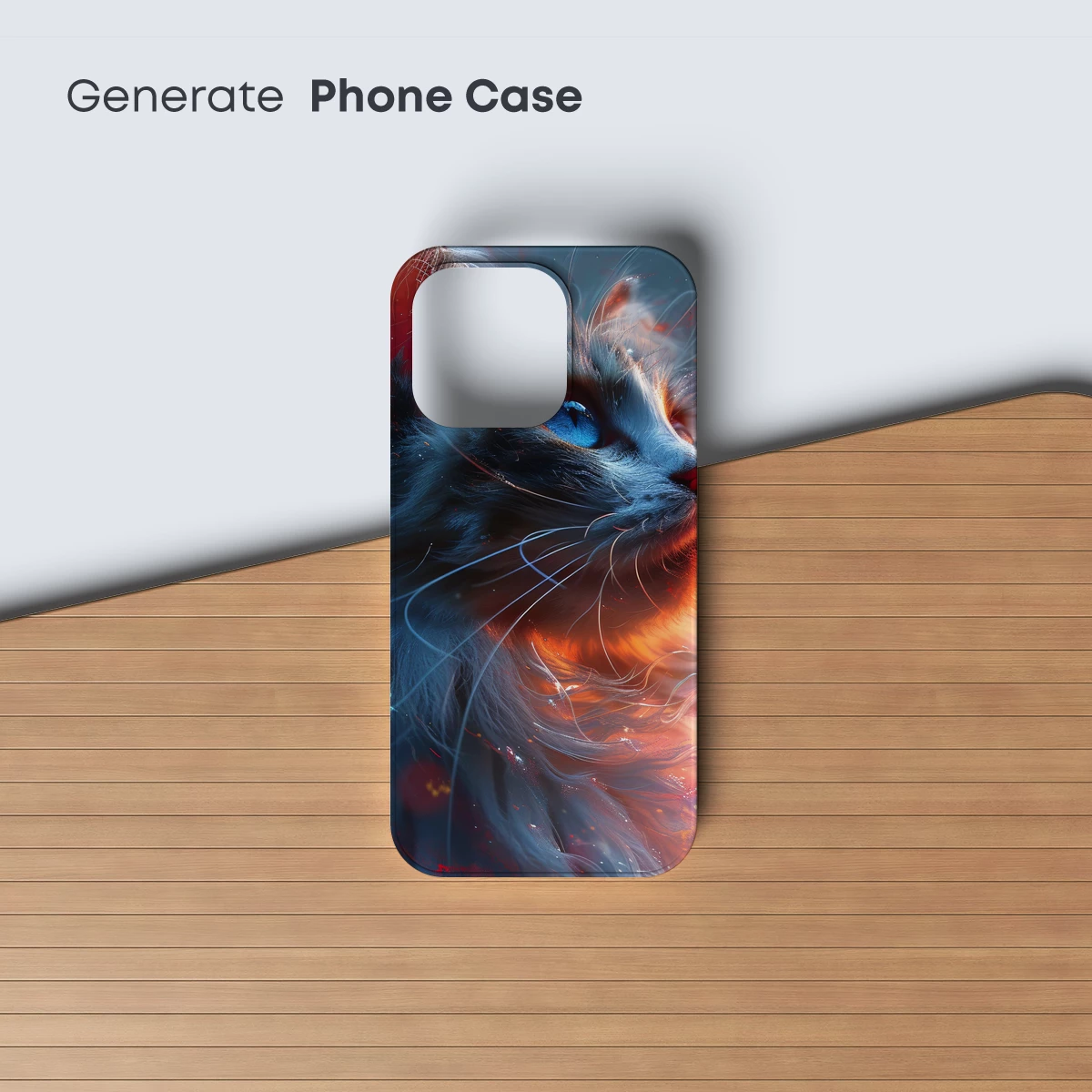 Ethereal Feline Vision: A Symphony of Fur and Fire - Image 3