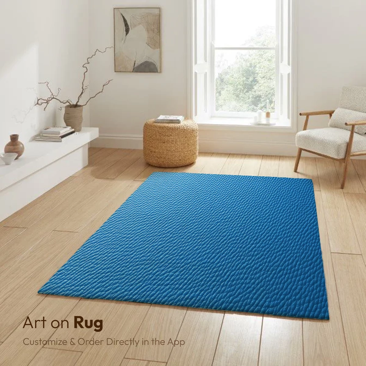 Azure Textured Serenity - Image 6