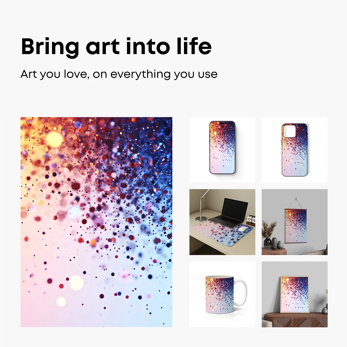 Cosmic Dust Symphony: A Bokeh Odyssey