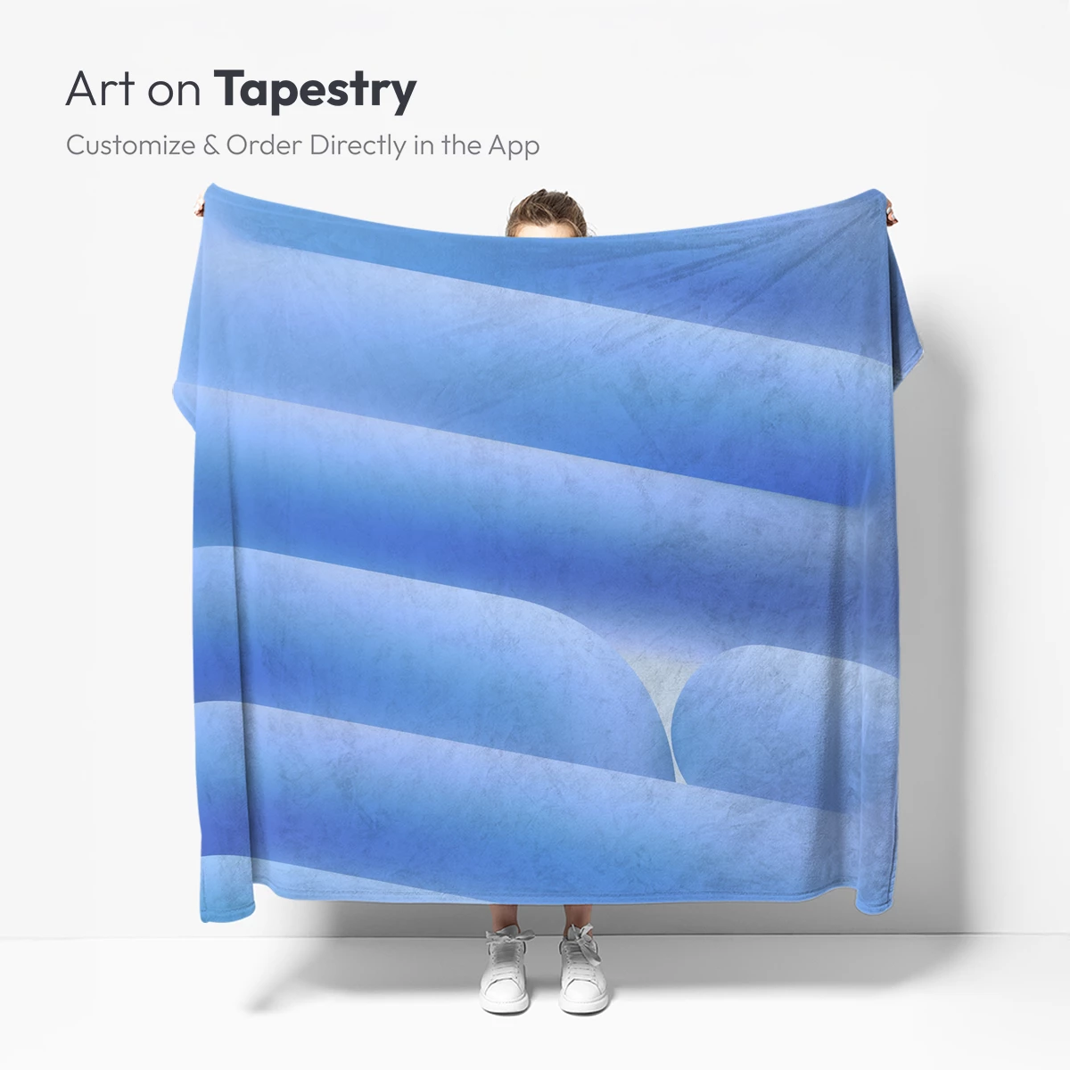 Ethereal Blue Waves: A Digital Sculpture Symphony - Image 4